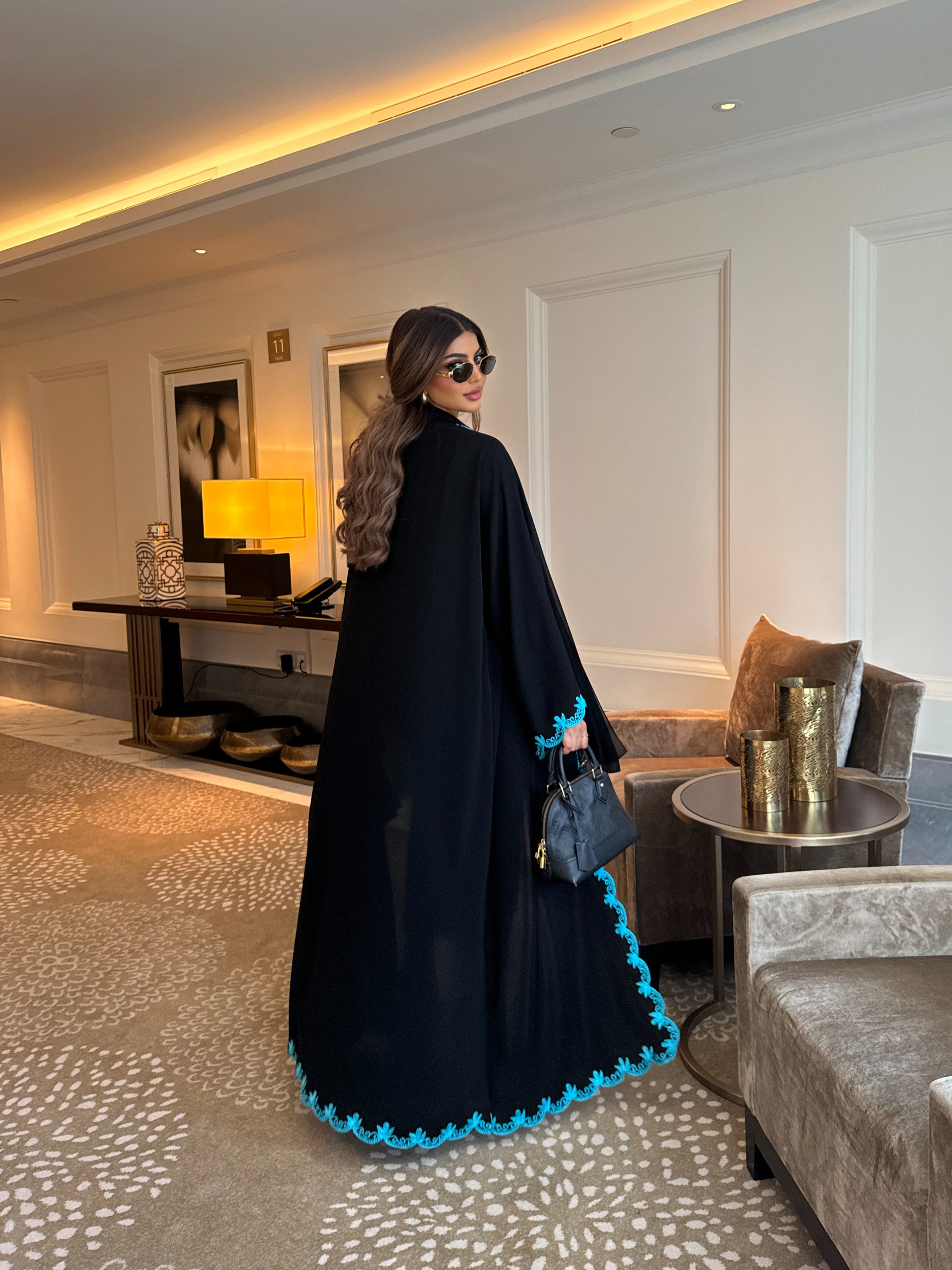 TOUCH OF BLUE ABAYA #463