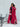 TRADITIONAL CHERRY RED BISHT ABAYA #471
