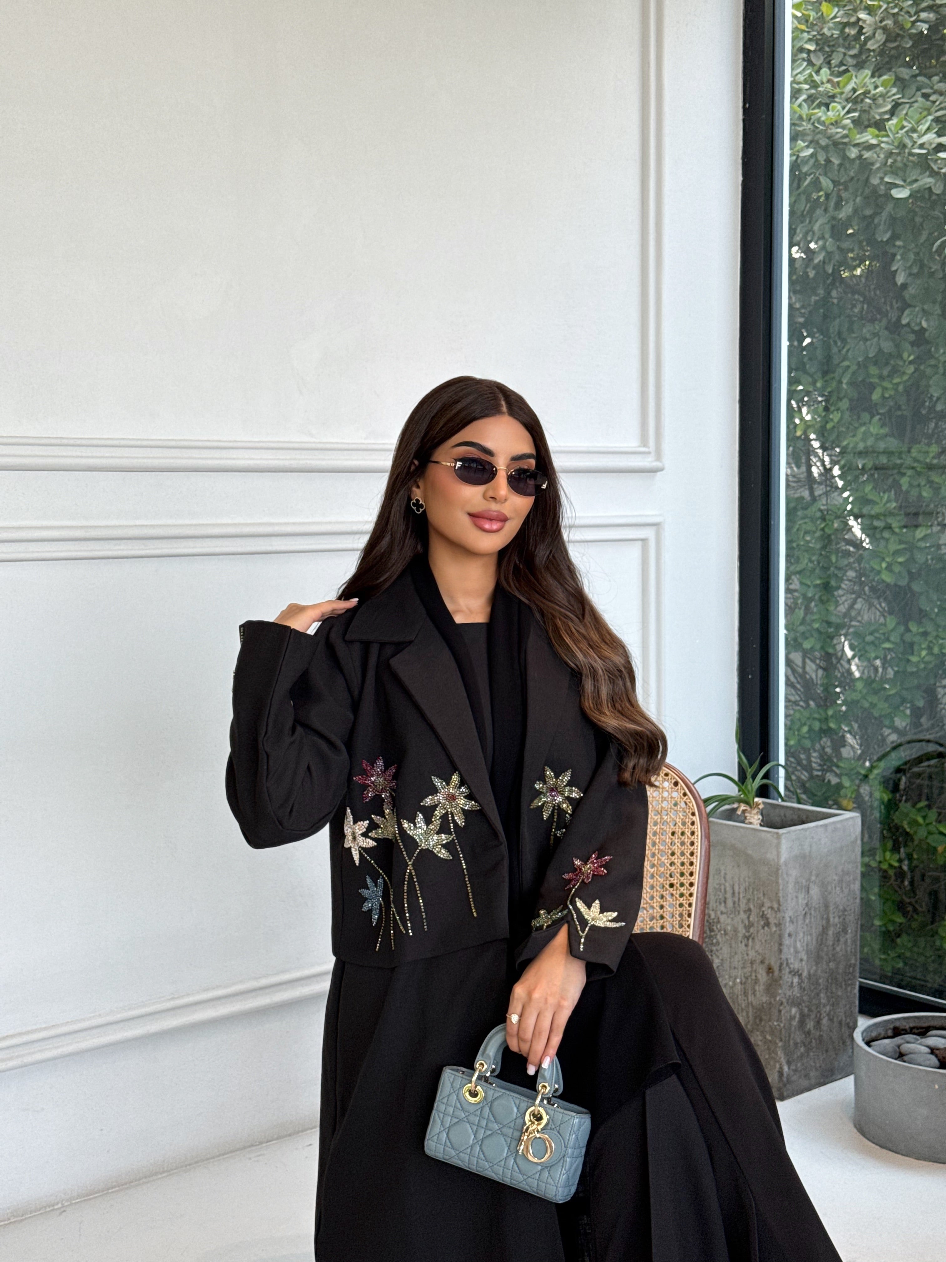 CRYSTAL BLOOM ABAYA #638