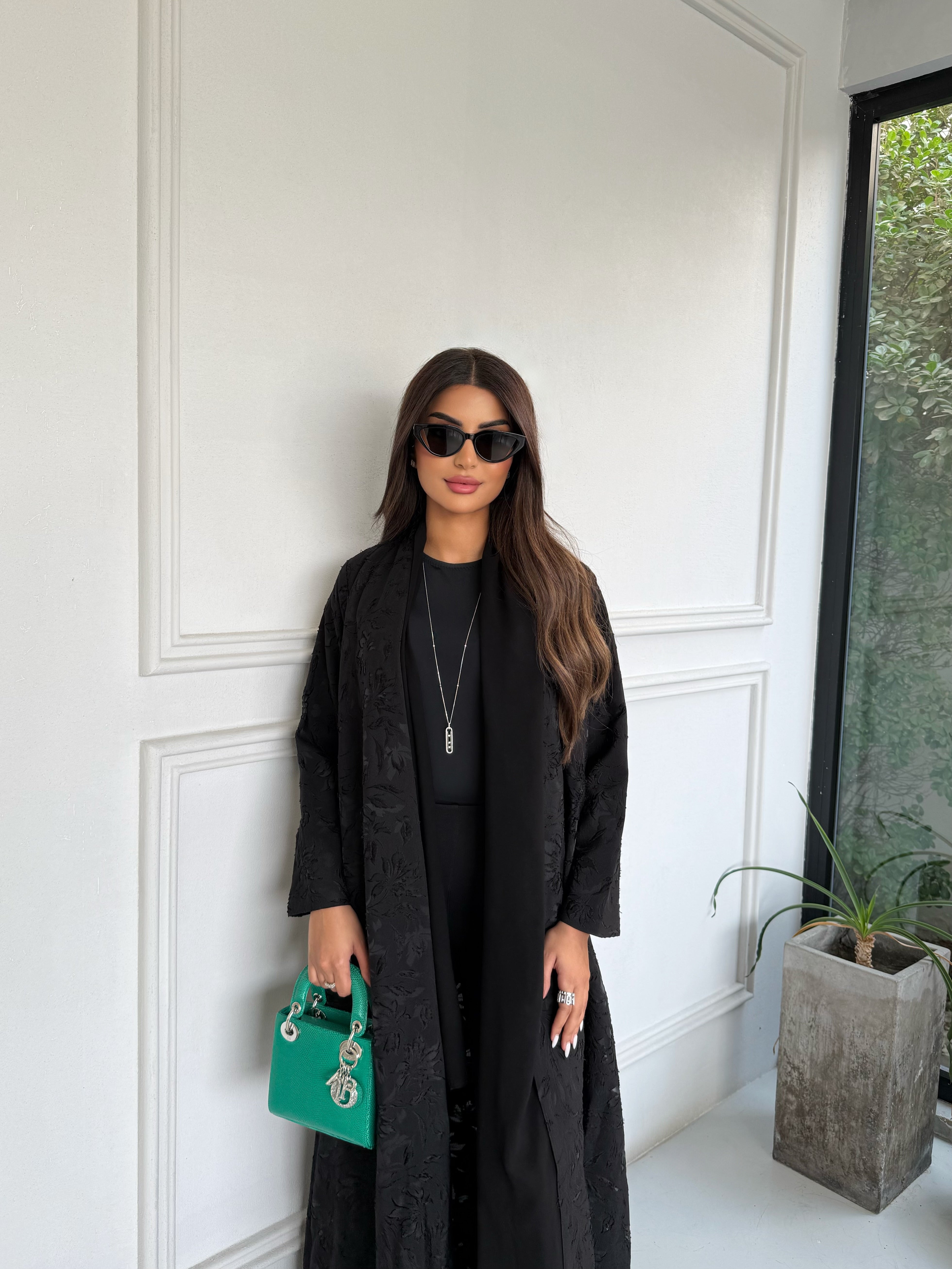 OBSIDIAN BLOOM ABAYA #671