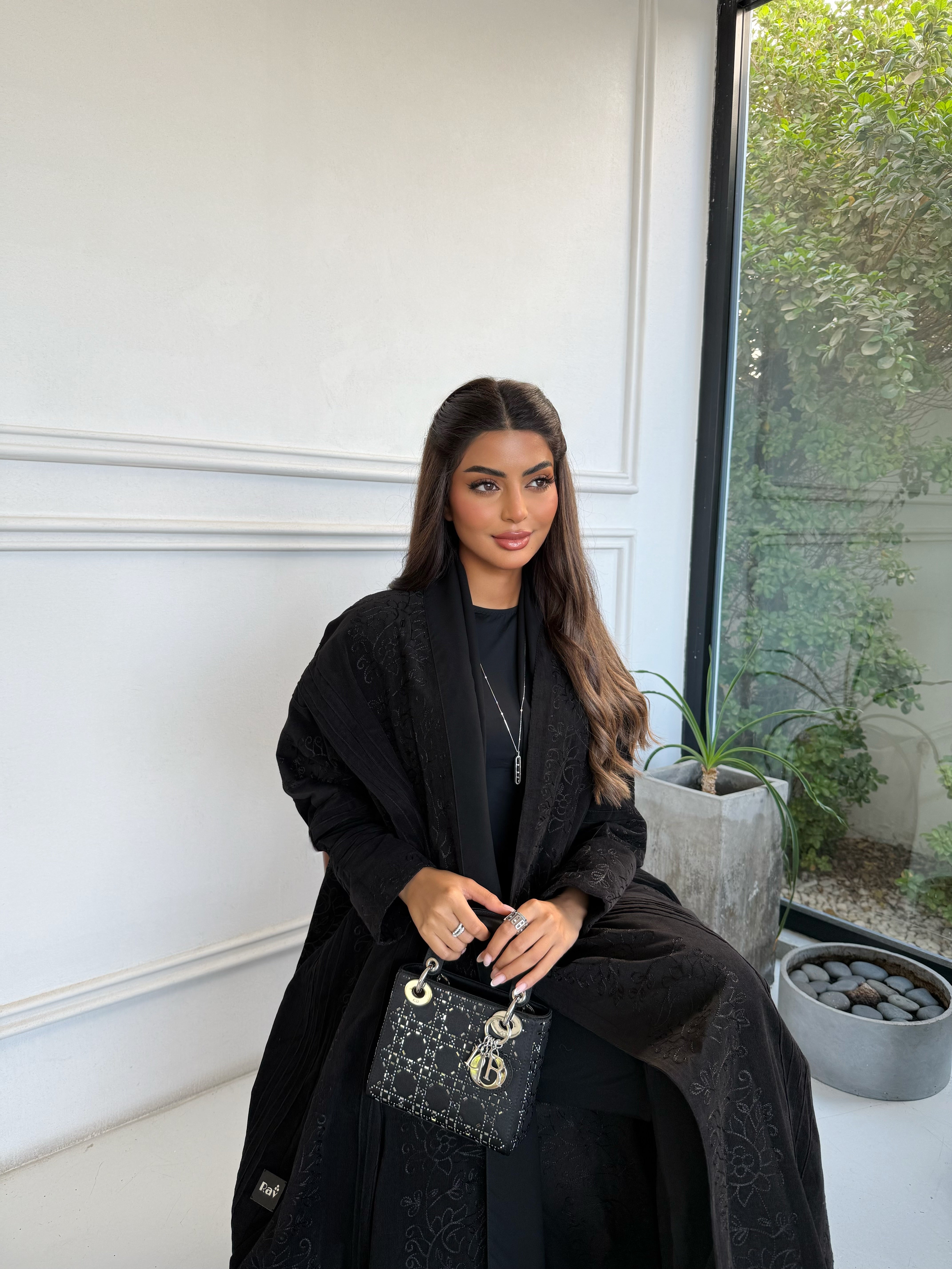 BLACK BOTANICA ABAYA #660