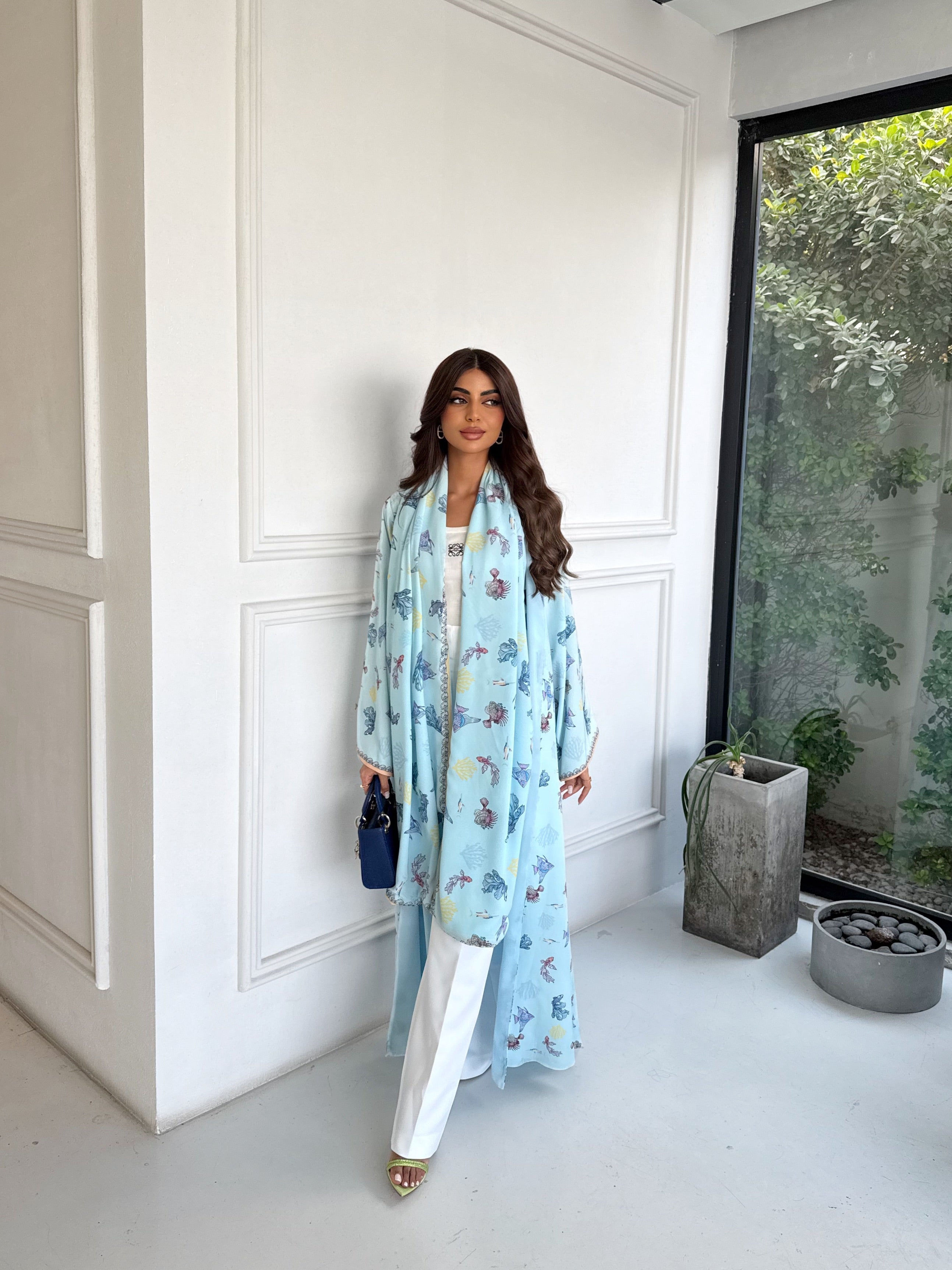 AQUA DREAM ABAYA #641