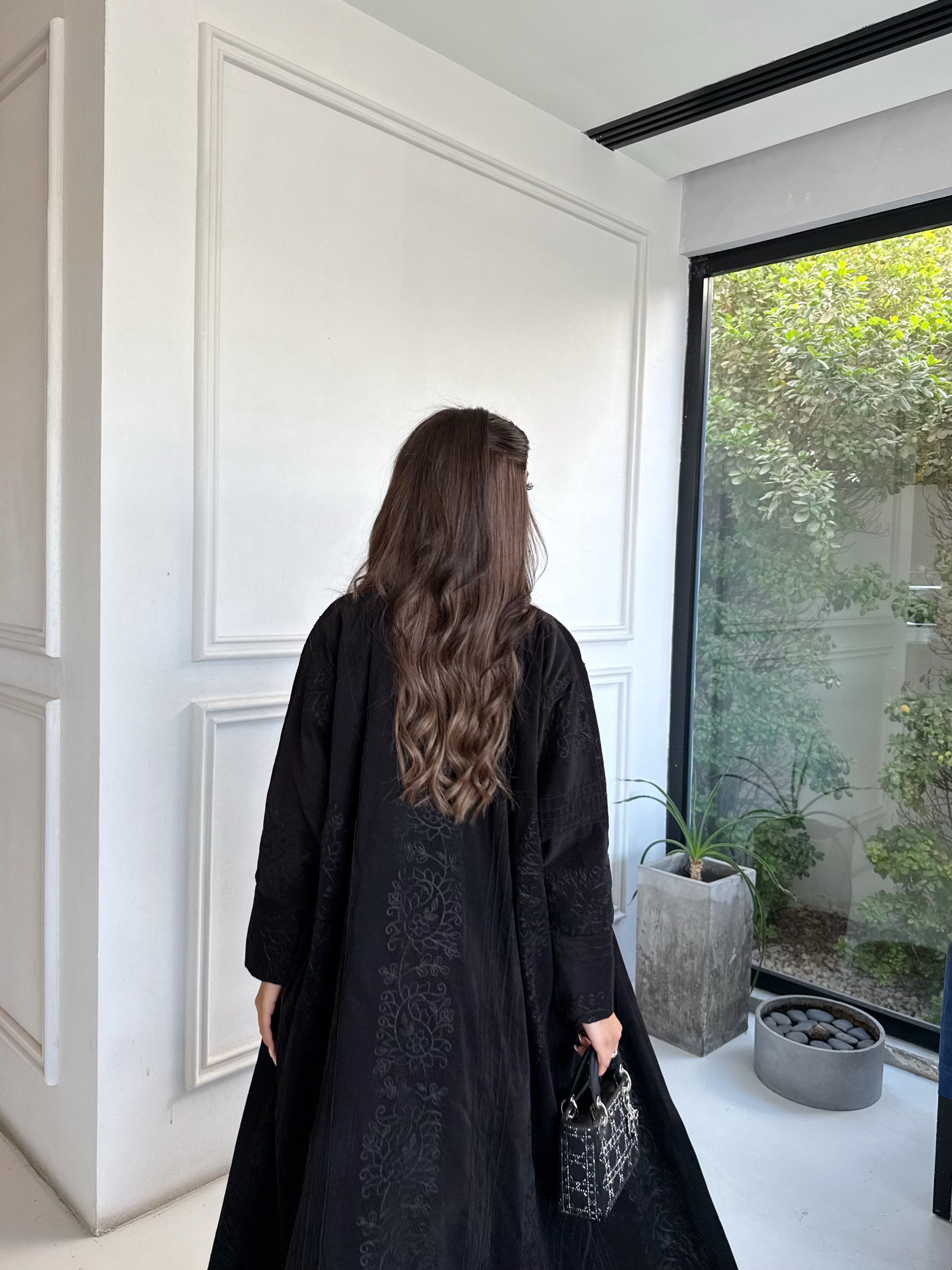 BLACK BOTANICA ABAYA #660