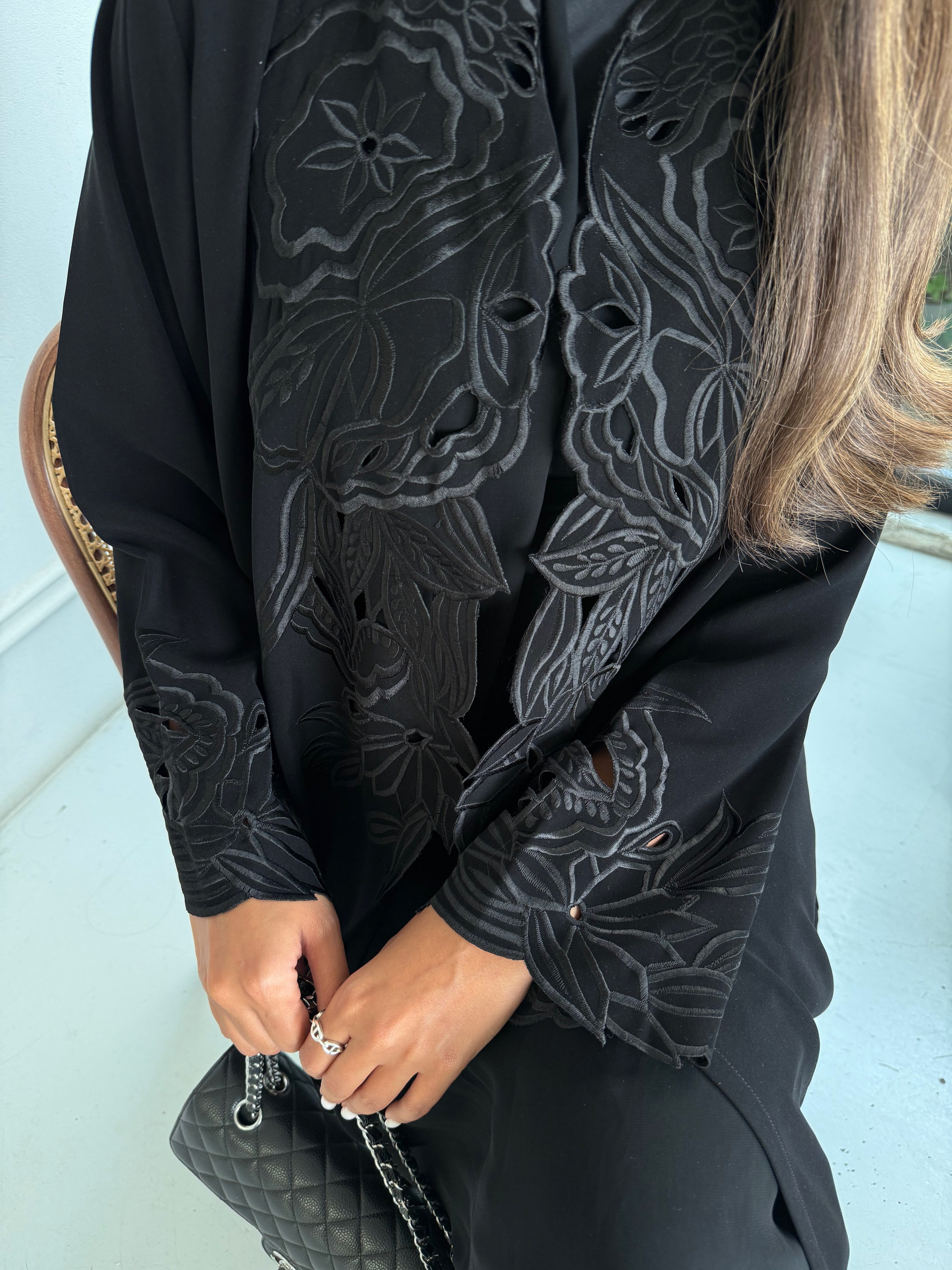 BLACK BOTANICA ABAYA #656
