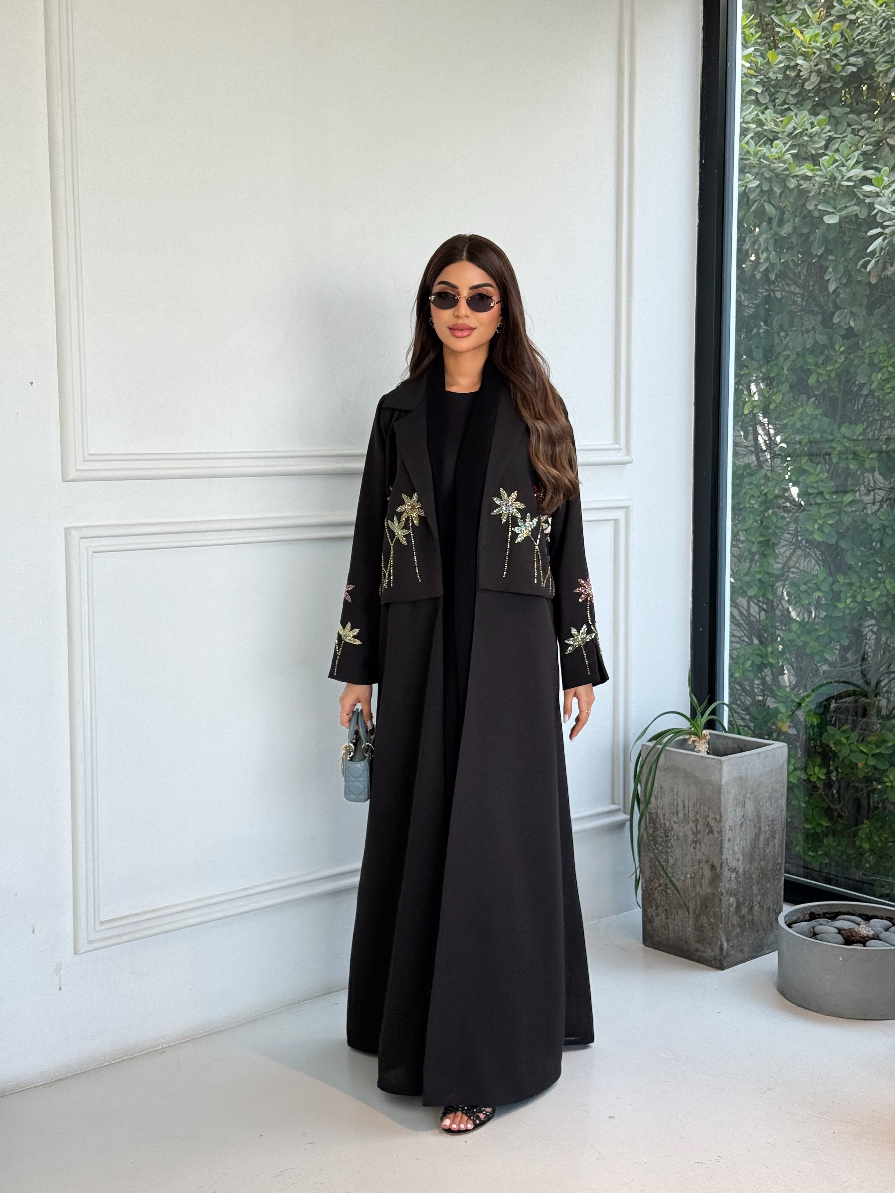 CRYSTAL BLOOM ABAYA #638