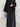 ROYAL BLACK PETAL ABAYA #712