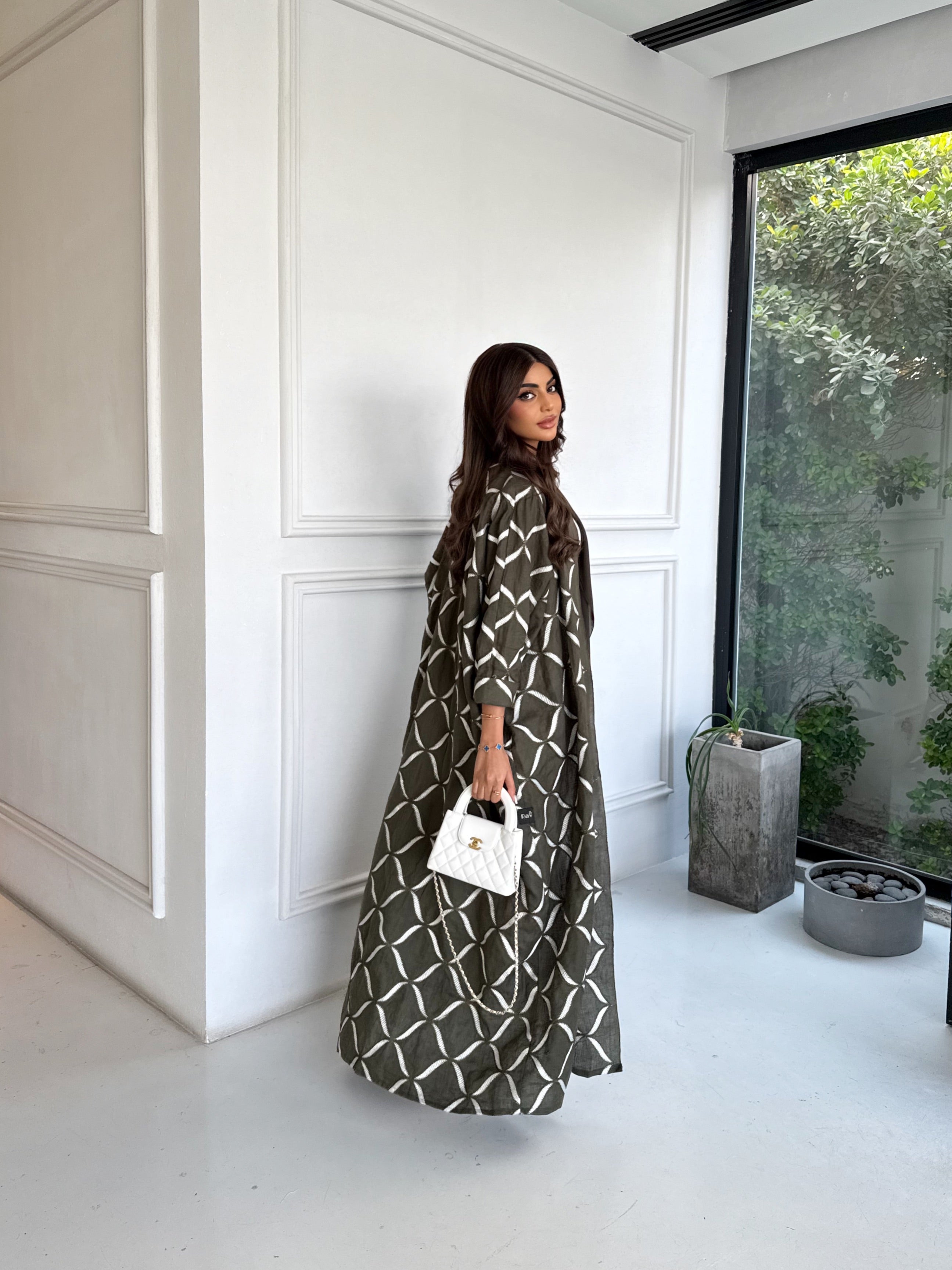 URBAN OLIVE ABAYA #642