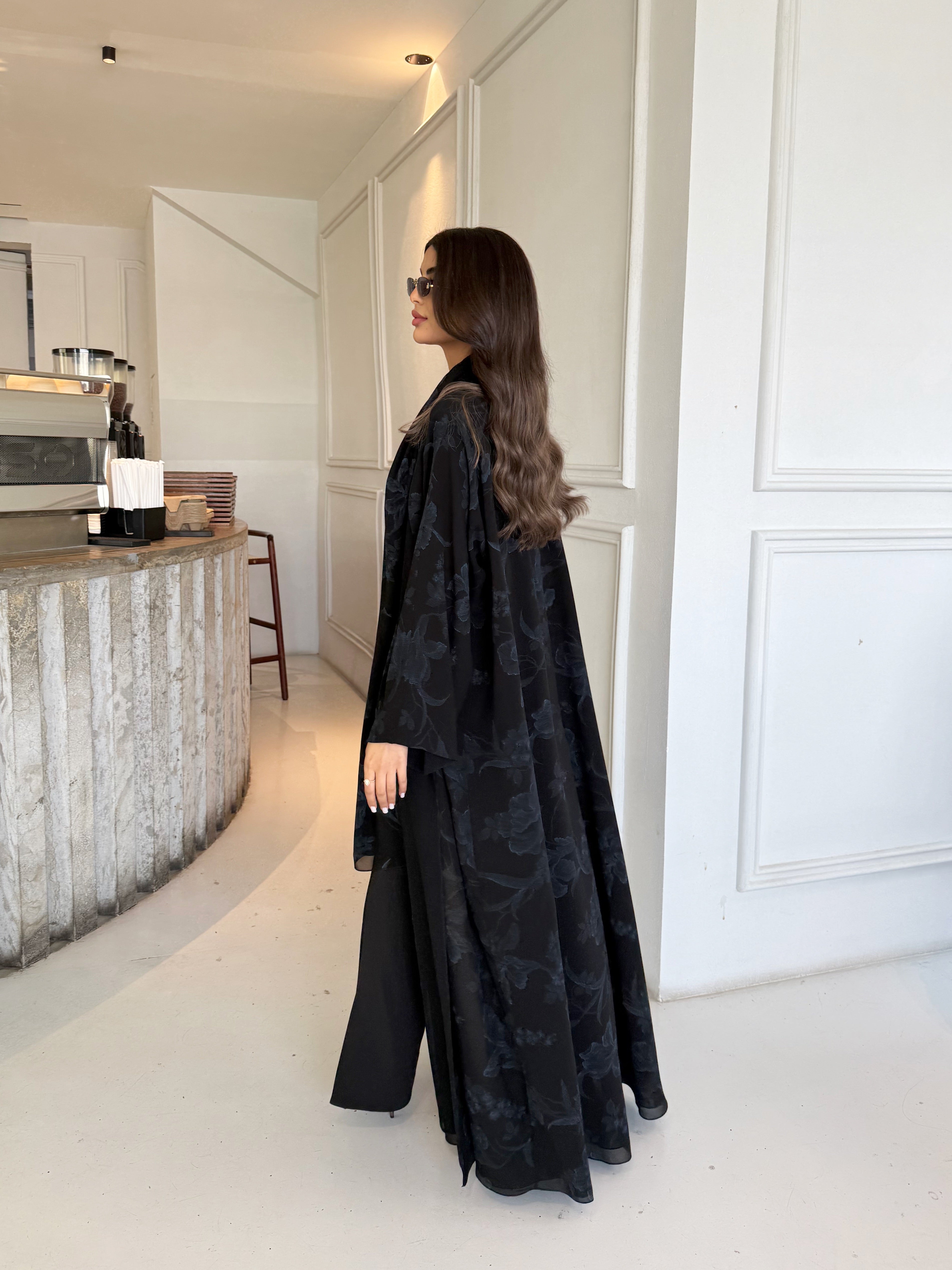 DARK BLOOM ABAYA #640