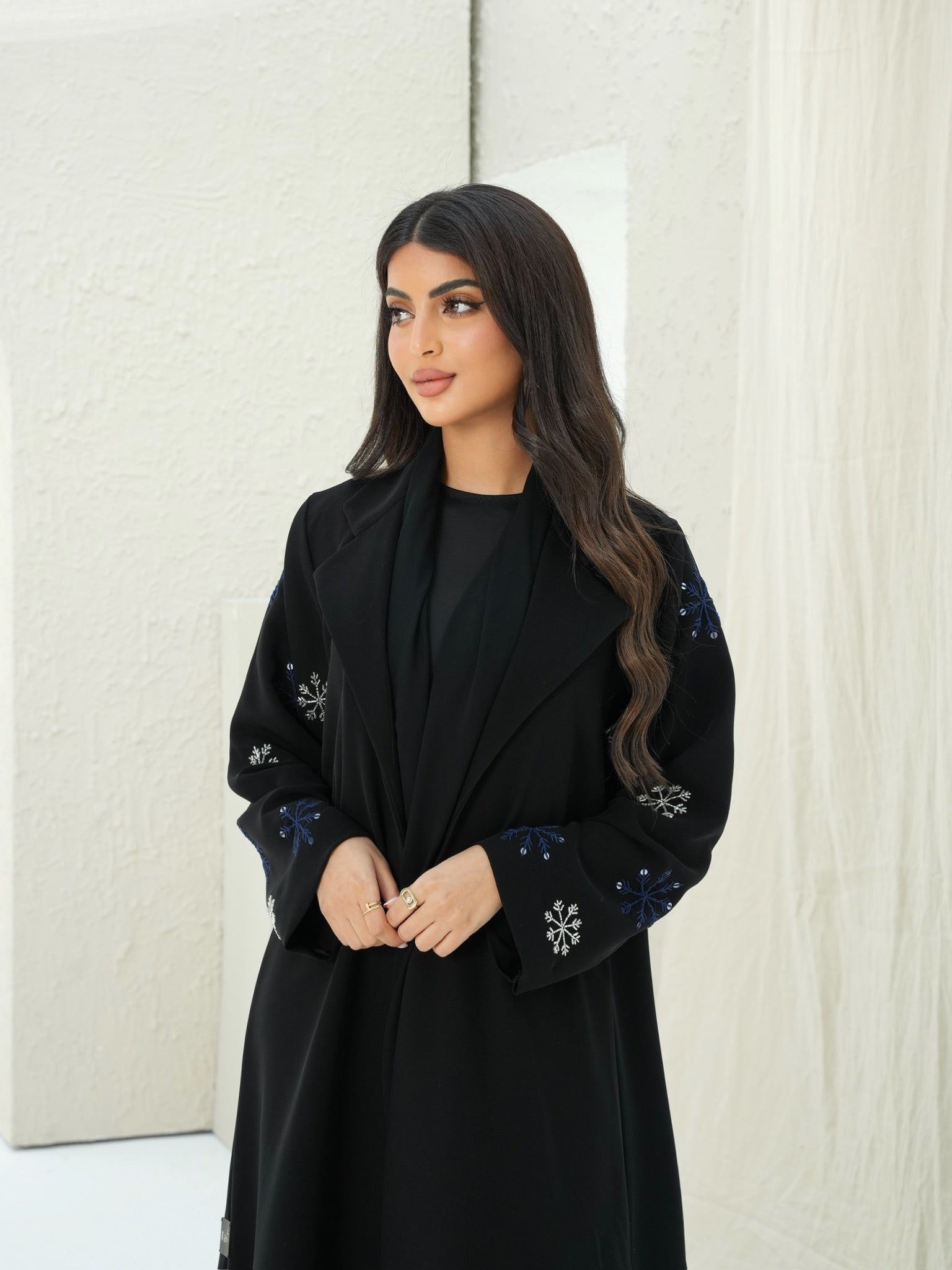 SNOWFLAKE BLAZER ABAYA #522
