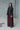 FANCY BLACK AND MAROON ABAYA #373