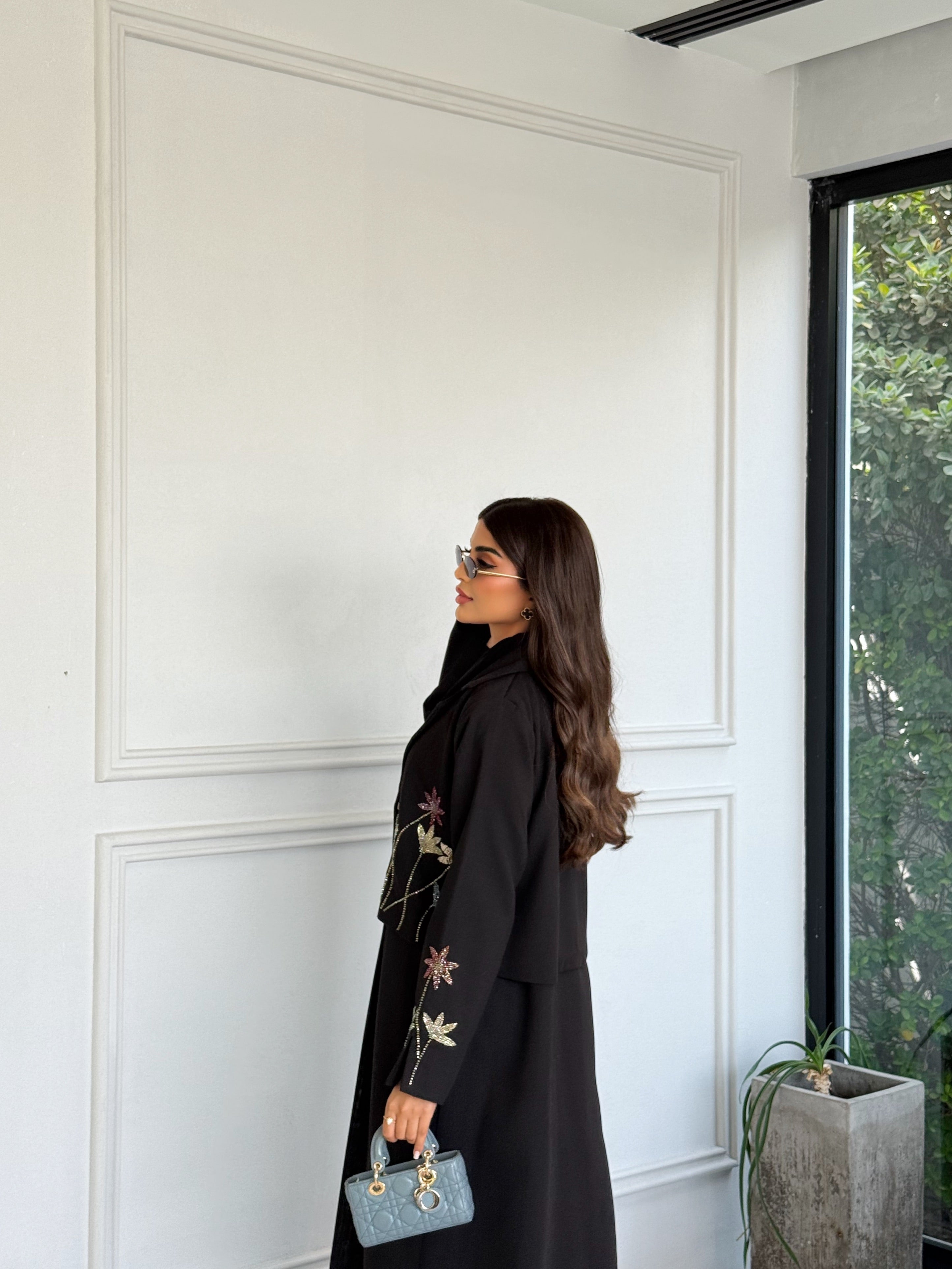 CRYSTAL BLOOM ABAYA #638