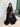 BLACK BAROQUE ABAYA #635