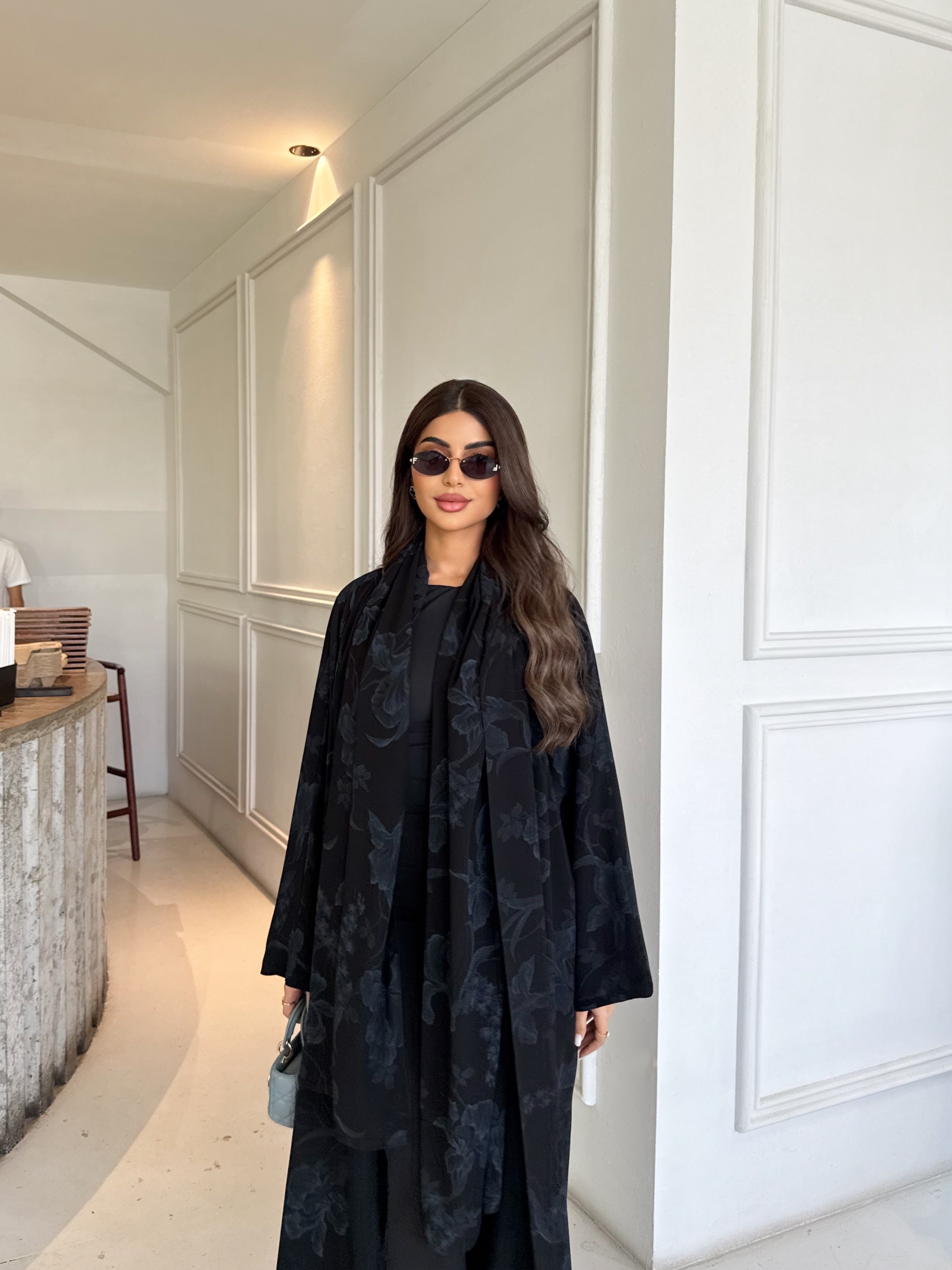 DARK BLOOM ABAYA #640