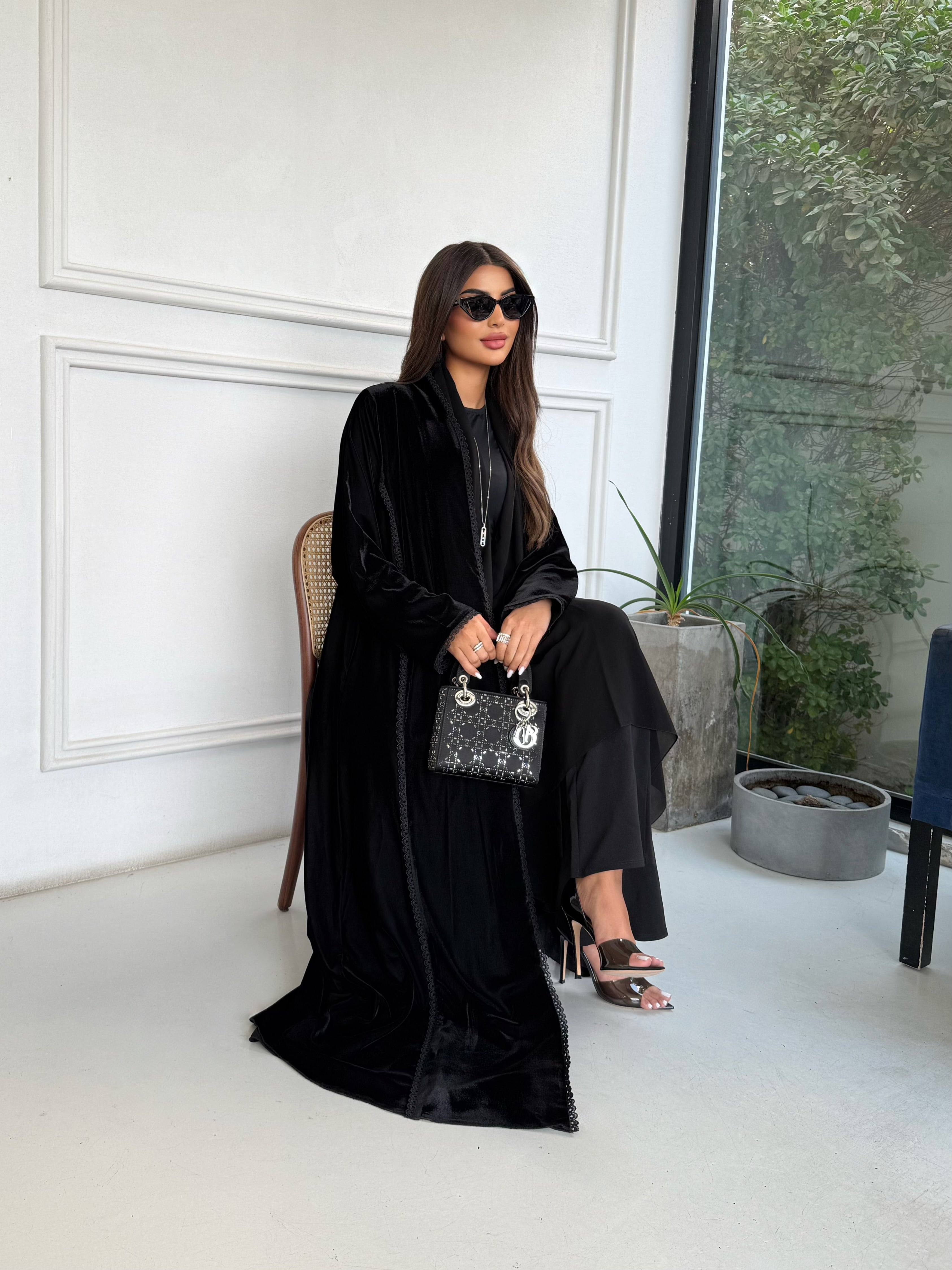 MIDNIGHT VELVET ABAYA #670