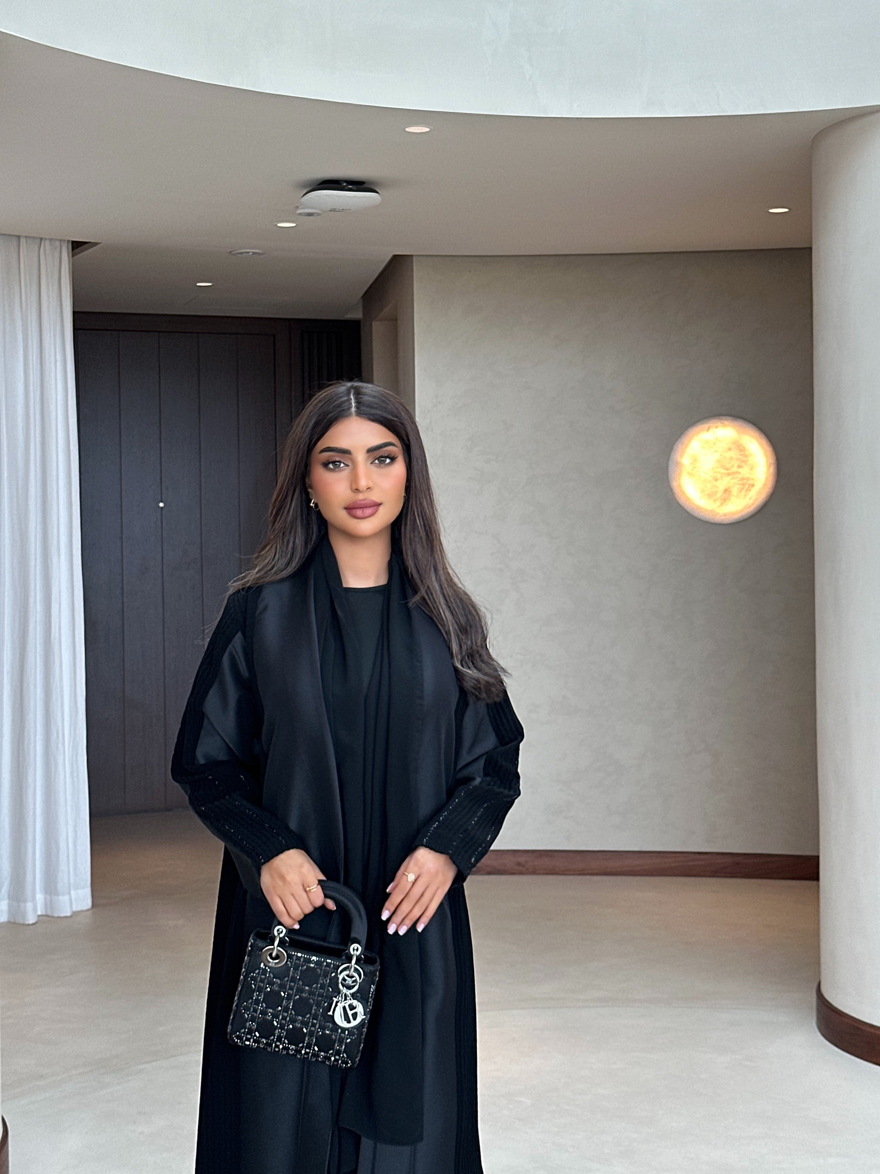 ÉLITE BLACK ABAYA #595