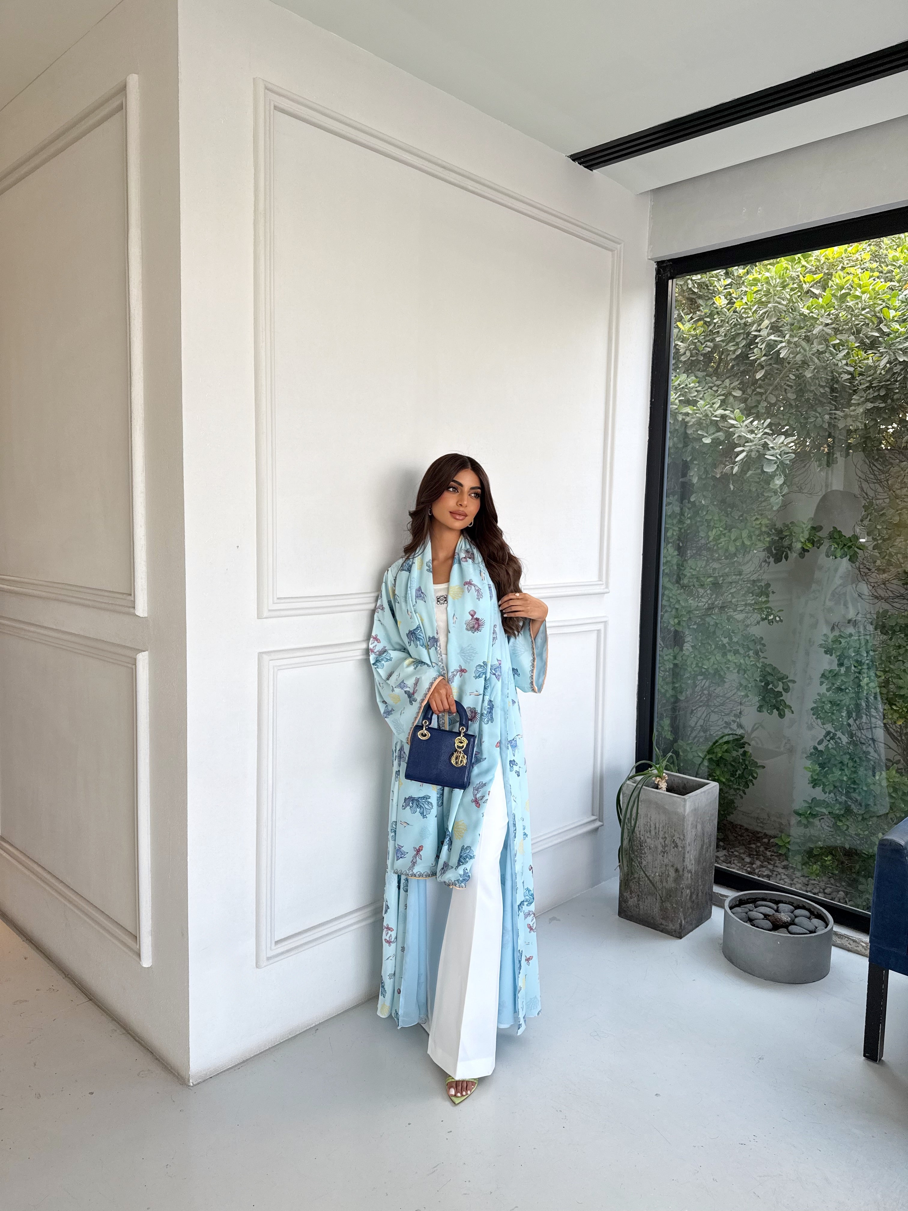 AQUA DREAM ABAYA #641