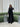 CRESCENT MOON BLACK ABAYA #564