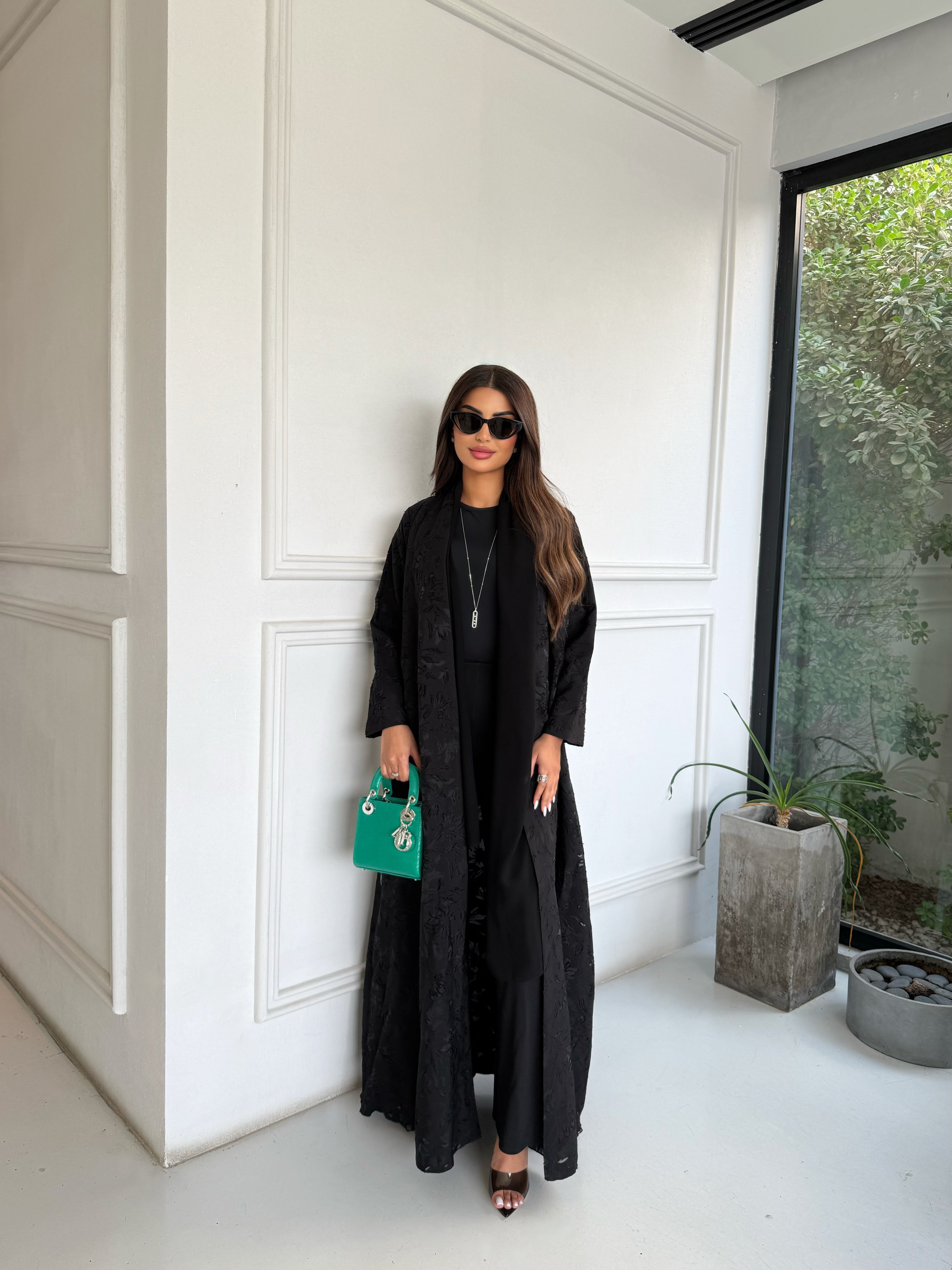 OBSIDIAN BLOOM ABAYA #671