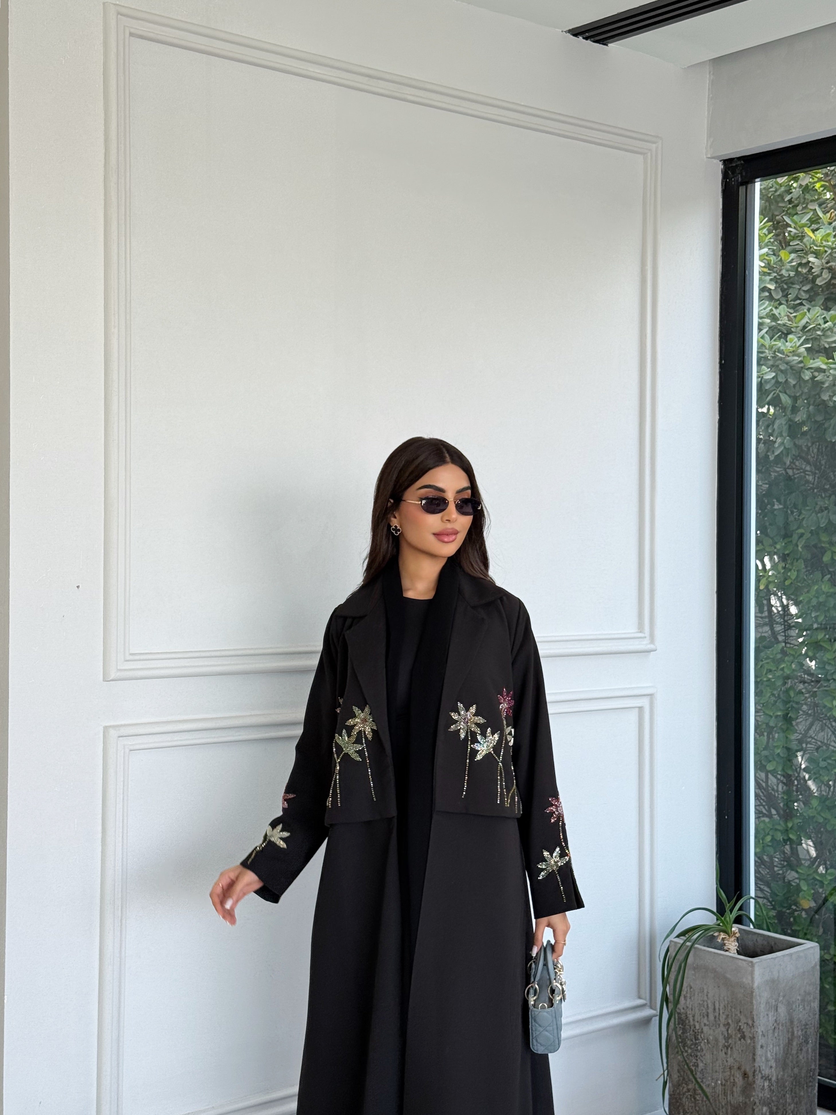 CRYSTAL BLOOM ABAYA #638