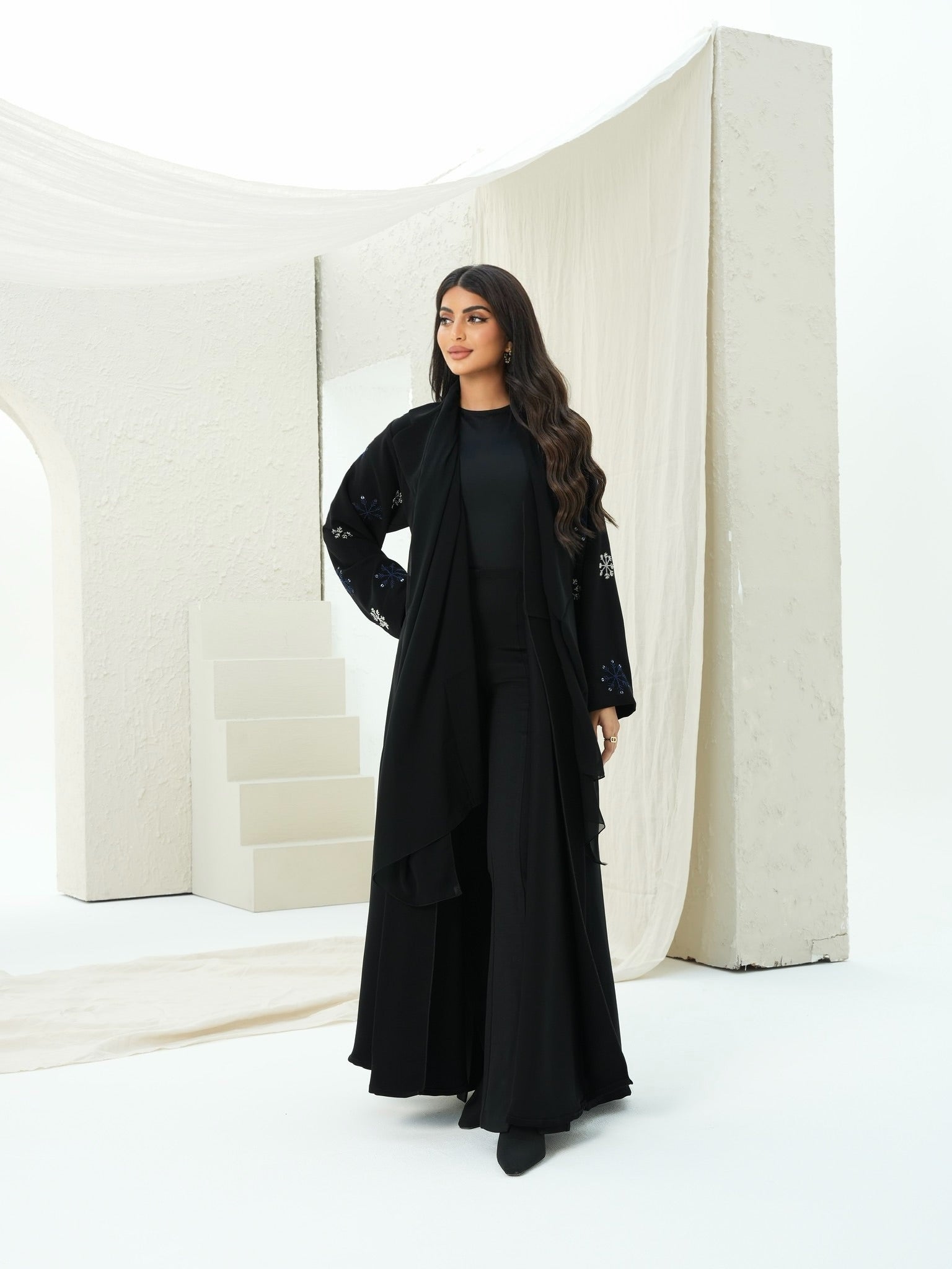 SNOWFLAKE BLAZER ABAYA #522