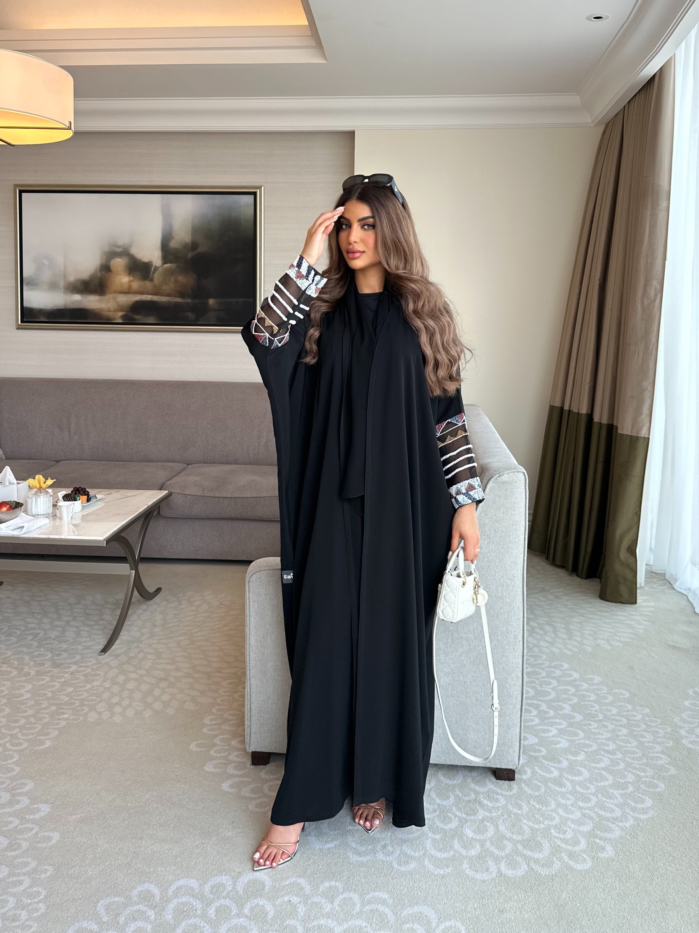 ELEGANT SLEEVES BISHT ABAYA #460