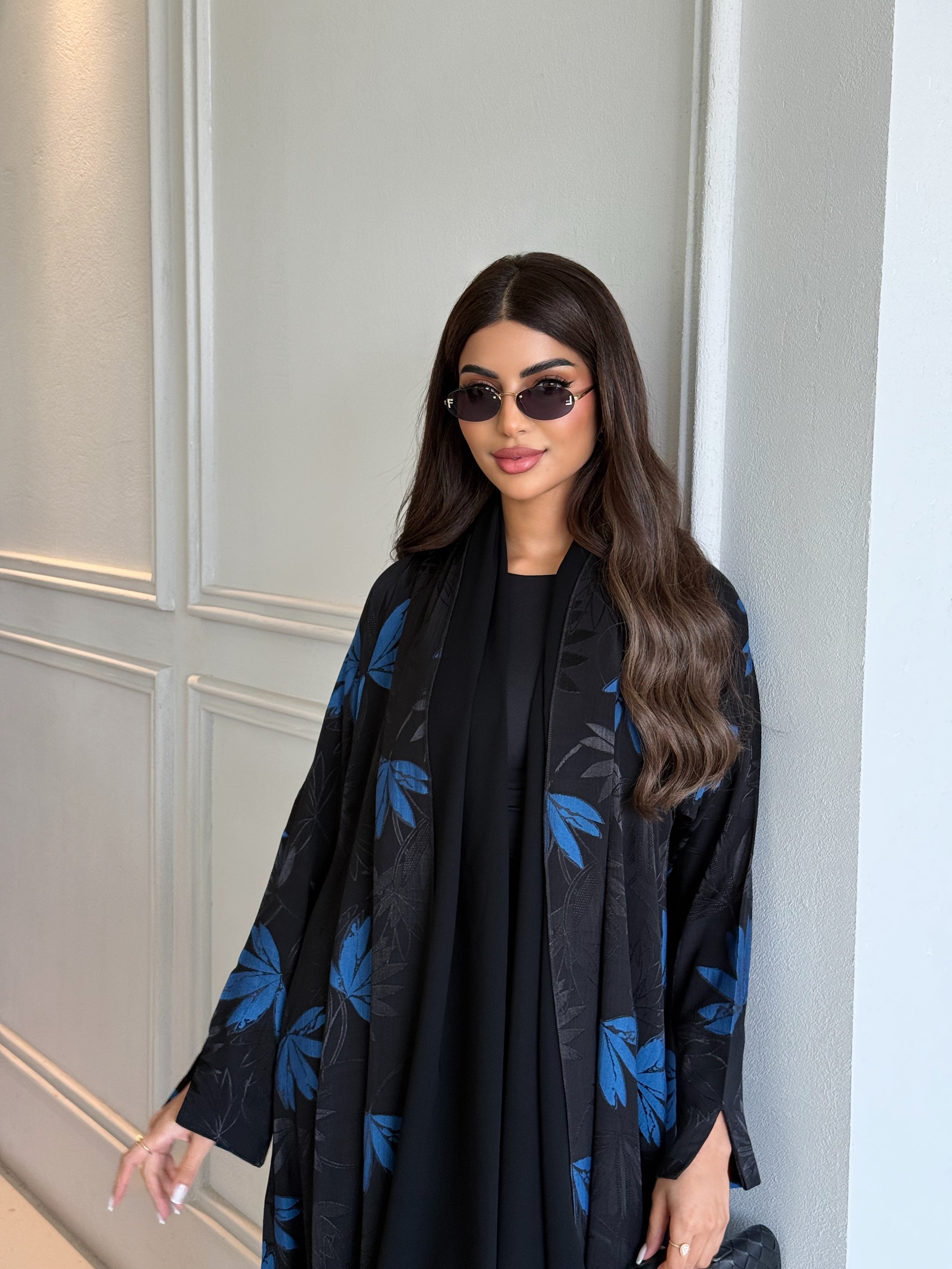AZURE LEAVES ABAYA #634