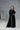 FANCY VELVET BLACK ABAYA #380