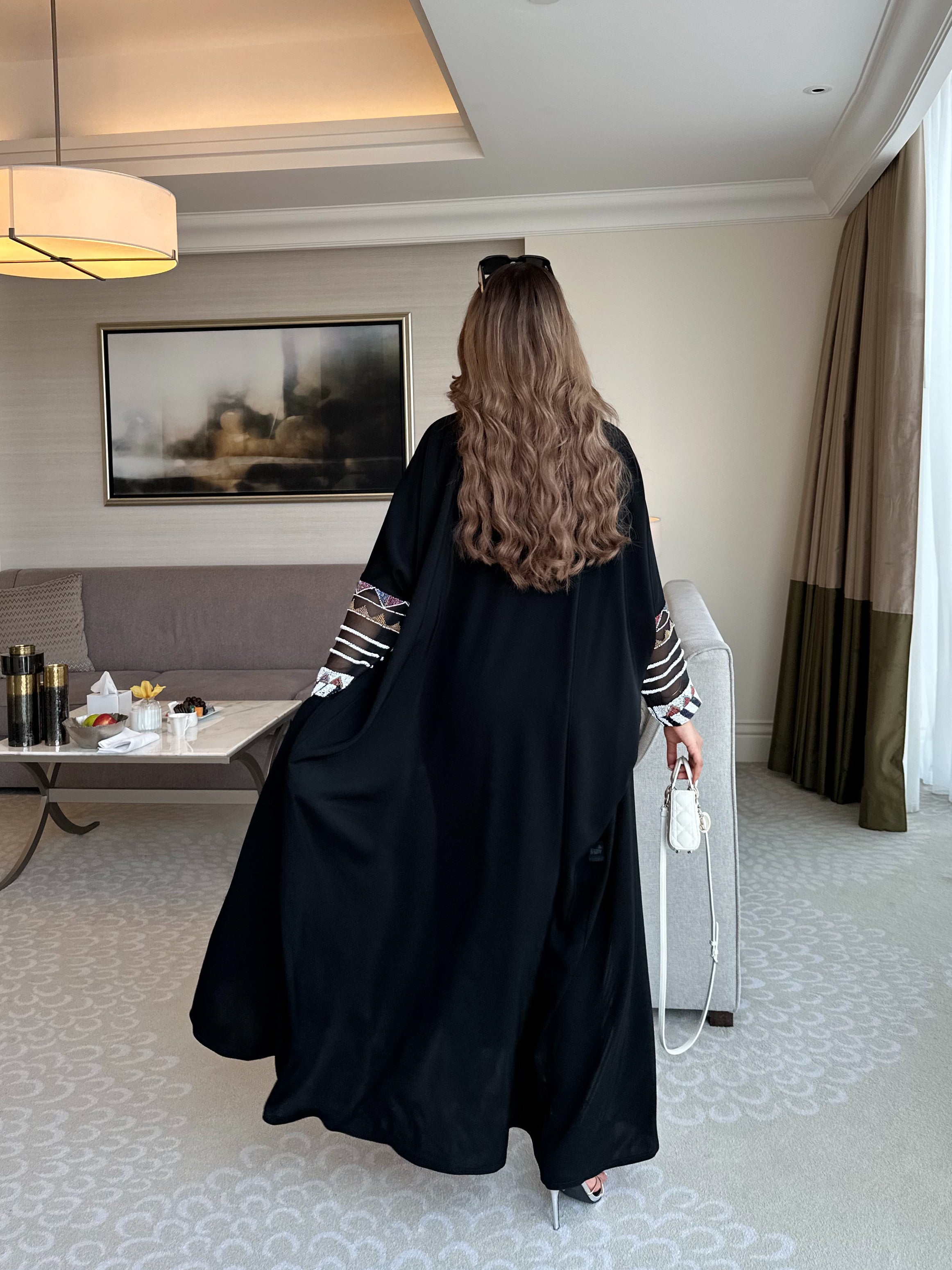 ELEGANT SLEEVES BISHT ABAYA #460