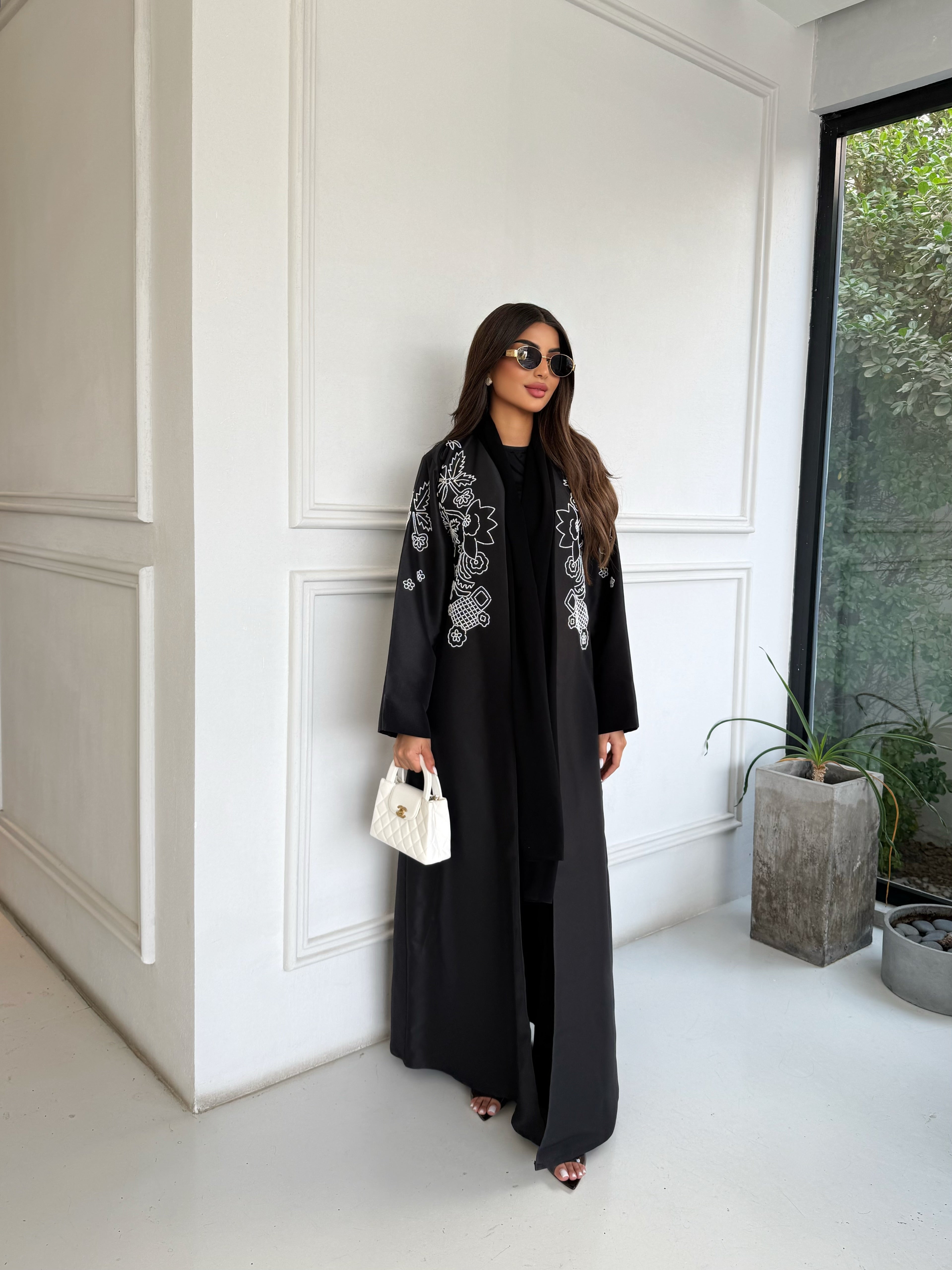 MIDNIGHT GARDEN ABAYA #667