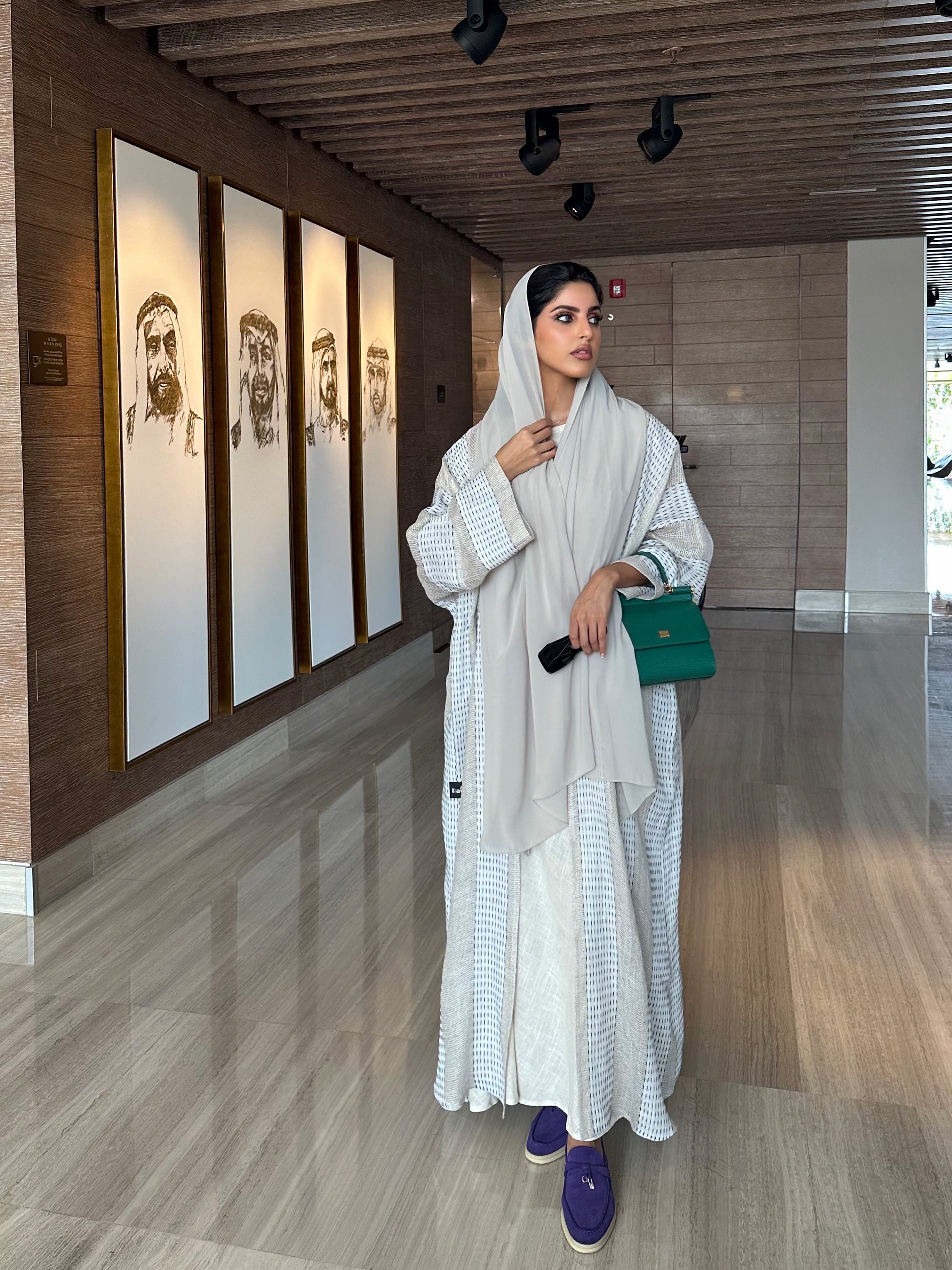 عباية كتان كاجوال #101